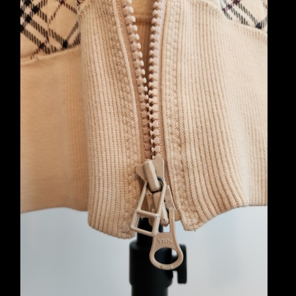 *SOLD* Vintage Burberry London Blue Label Nova Check Zip Up Jacket Size XS - Picture 8 of 9